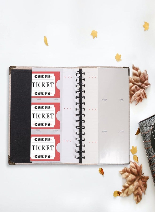 OHPHCALL Ticket Album Organizer for Concert & Event Tickets Receipt Storage Book with Loose-Leaf Design for Travel Photos and Collections - Image 2